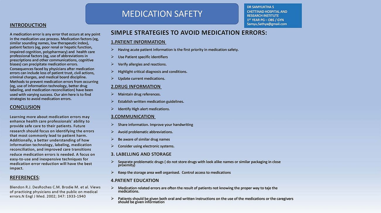 32. Medication Safety